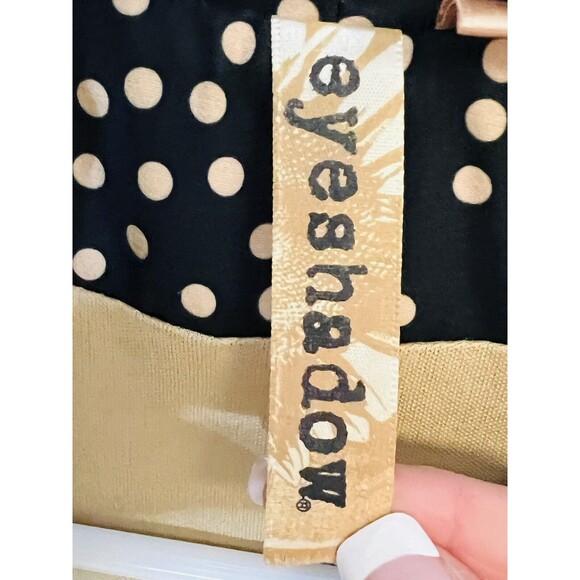 Eyeshadow Womens Black Beige Nude Polka Dotted Blazer/Jacket Size Small - Picture 6 of 8